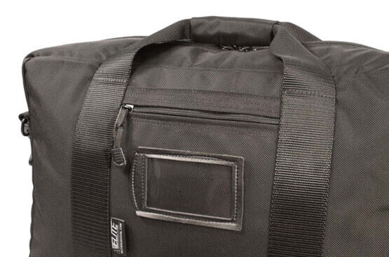 ESS Mini Ballistic Flight Bag features an ID pocket